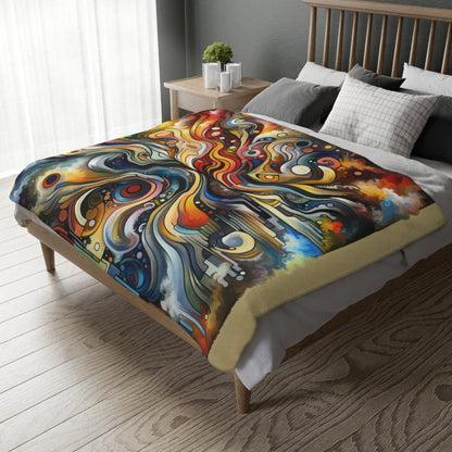 Tapestry Truths Diversity Velveteen Microfiber Blanket (Two-sided print)