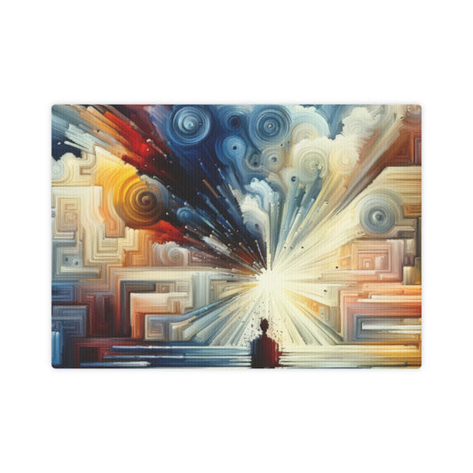 Memory Labyrinth Focus Canvas Photo Tile