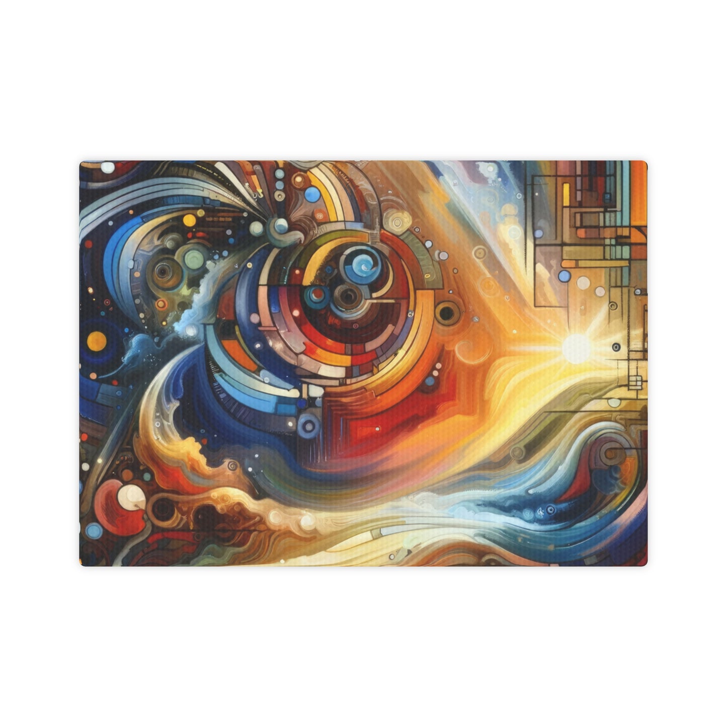 Ritualistic Growth Symphony Canvas Photo Tile