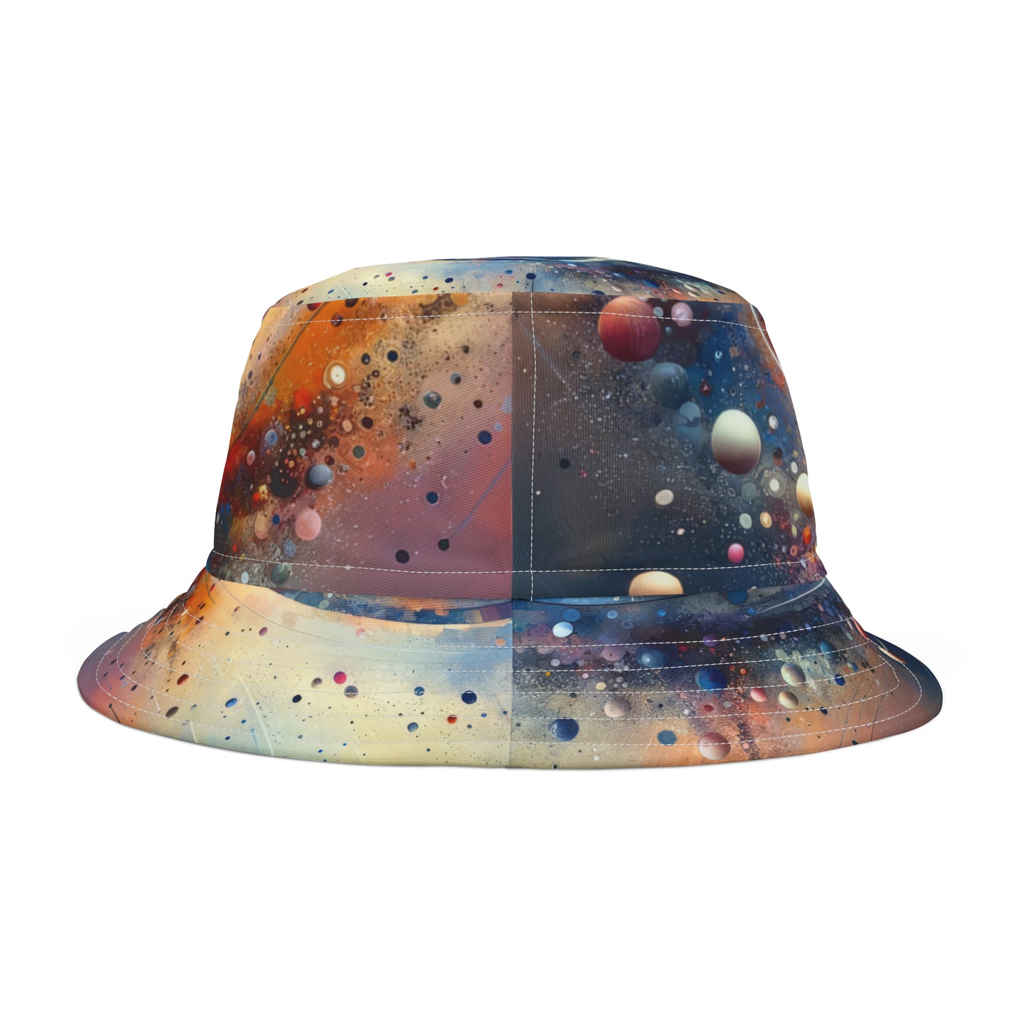 Conscious Rings Tachism Bucket Hat (AOP)