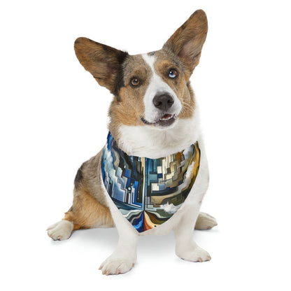 Digital Divide Navigation Pet Bandana Collar