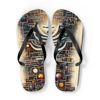 Syncing Silicon Spirituality Flip Flops