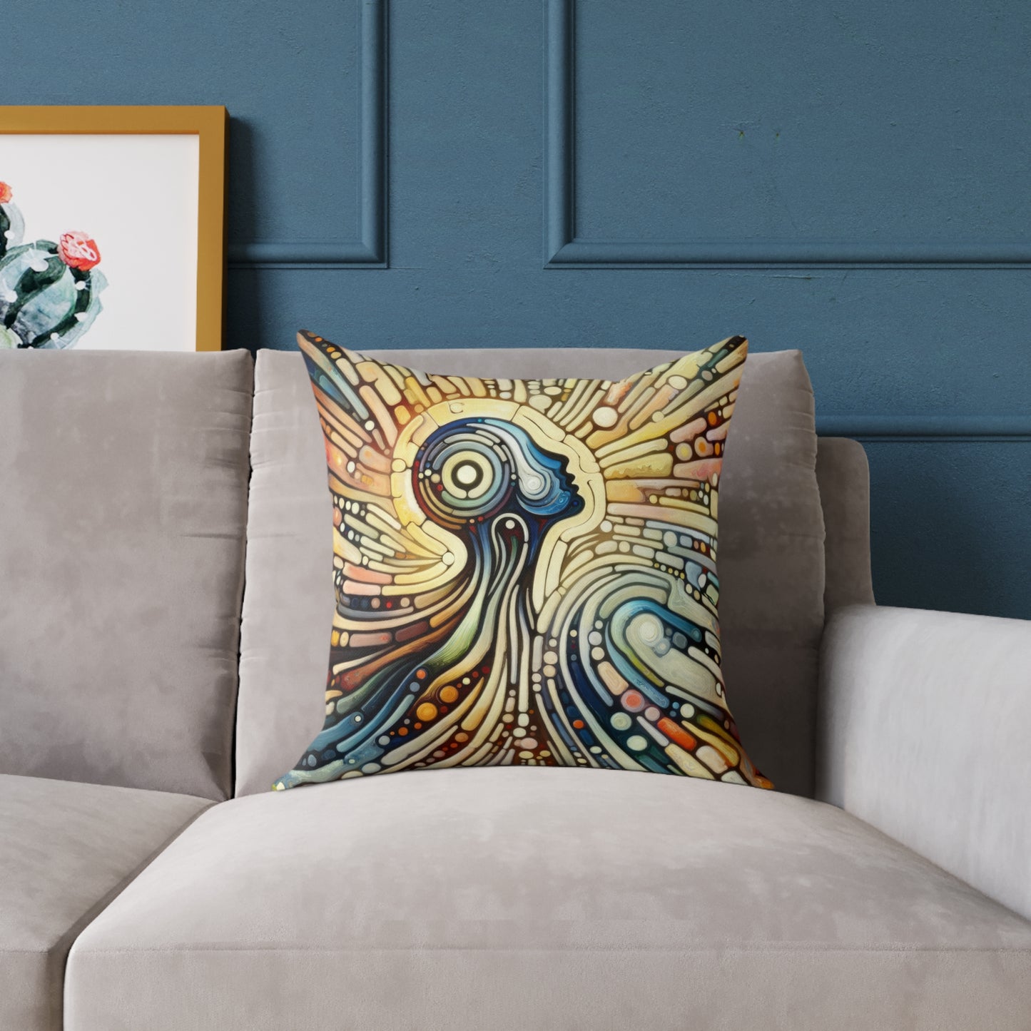 Inner Mosaic Kindness Spun Polyester Pillow