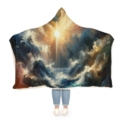 Tumultuous Sea Enlightenment Snuggle Blanket