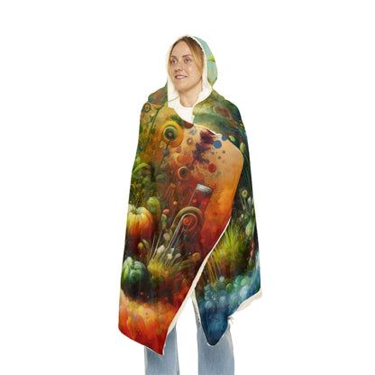 Communal Garden Microcosm Snuggle Blanket