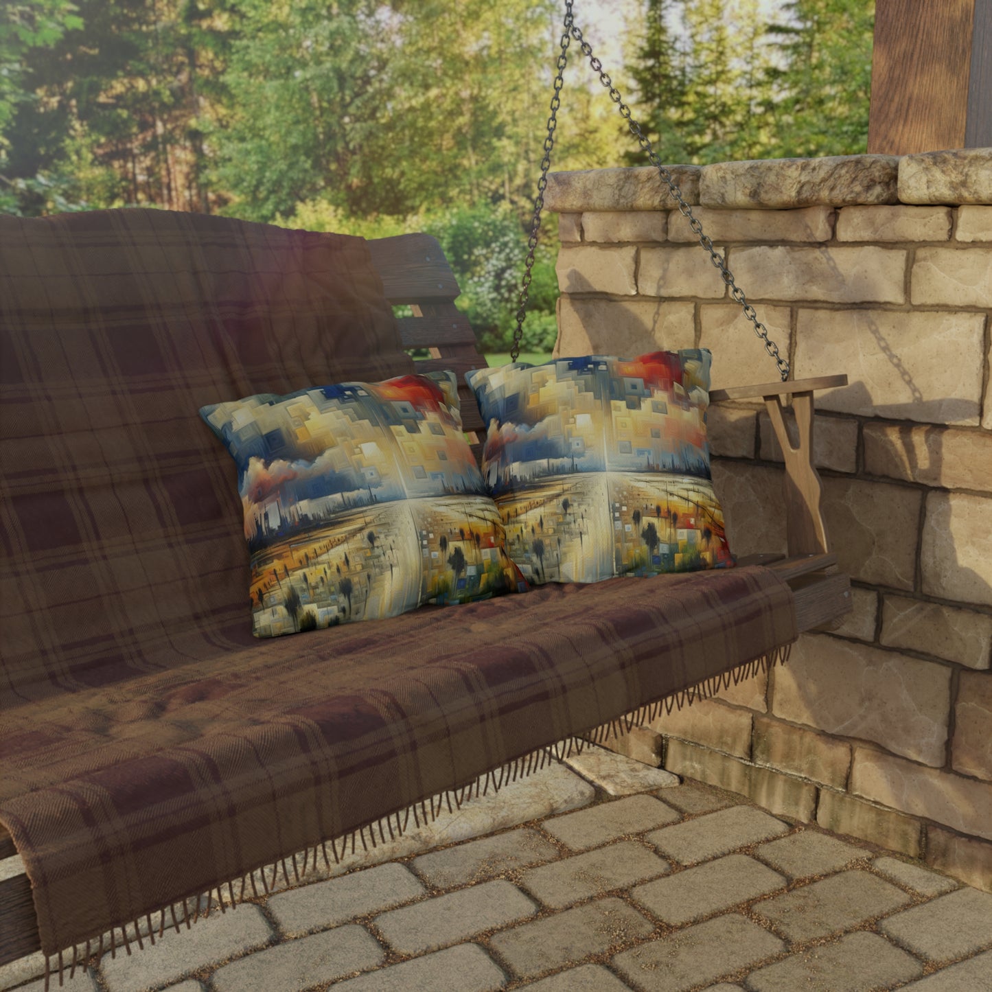 Earnest Gathering Rainwater Outdoor Pillows