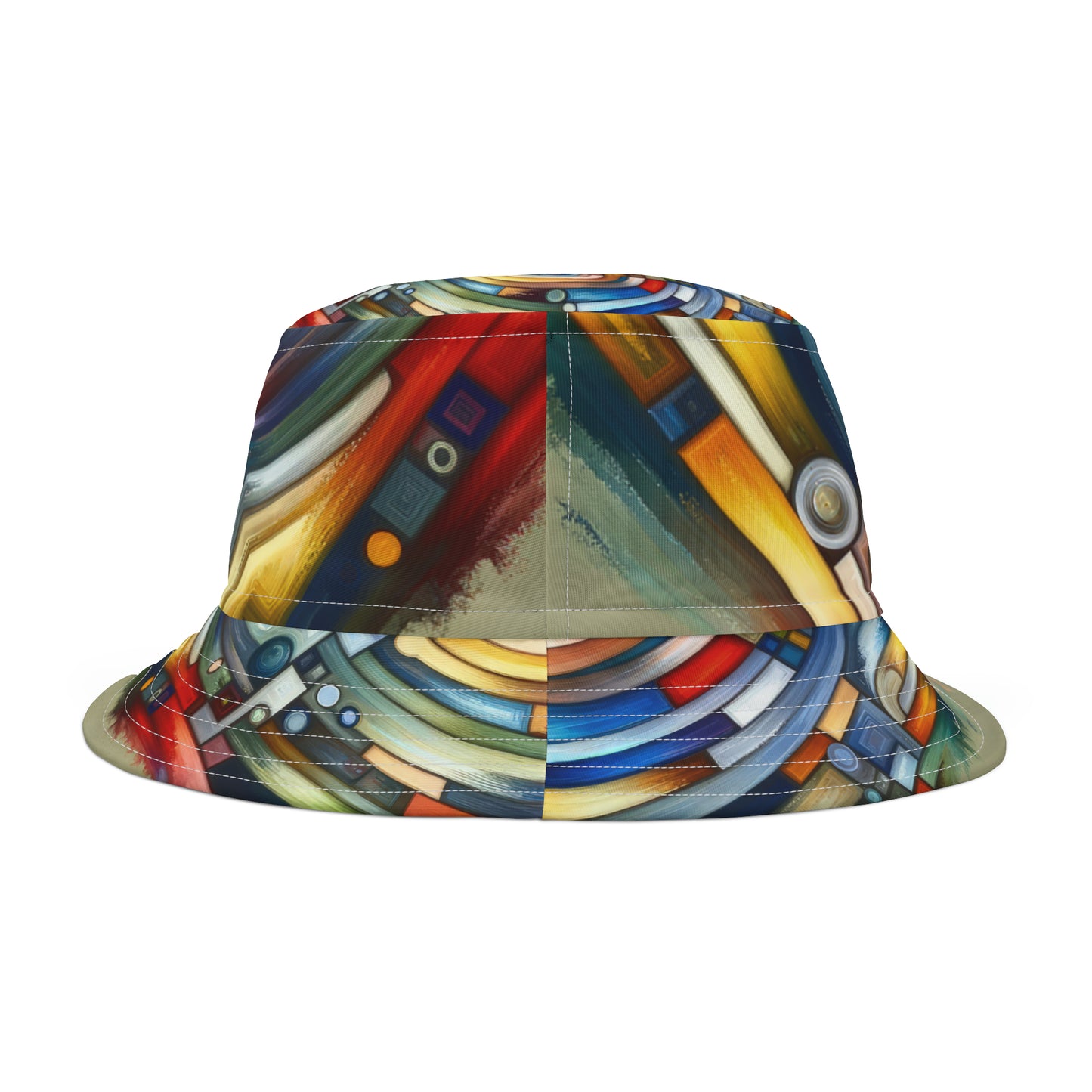 Embracing Faceted Unity Bucket Hat (AOP)