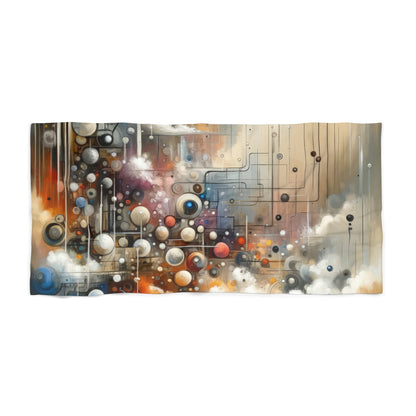 Abstract Mechanical Harmony Beach Towel