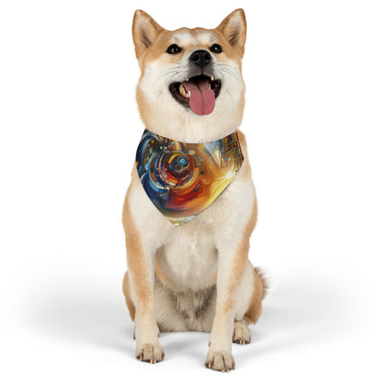 Ritualistic Growth Symphony Pet Bandana Collar
