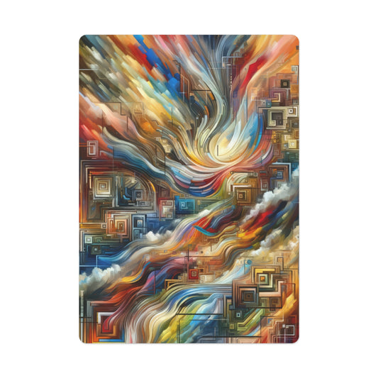 Woven Progress Tapestry Poker Cards