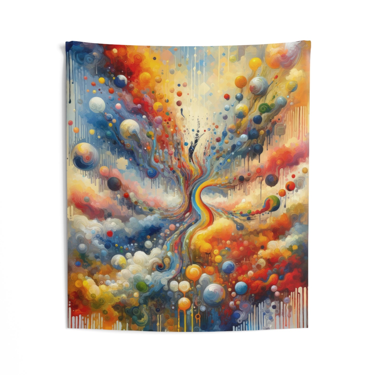 Choices Tachism Canvas Indoor Wall Tapestries
