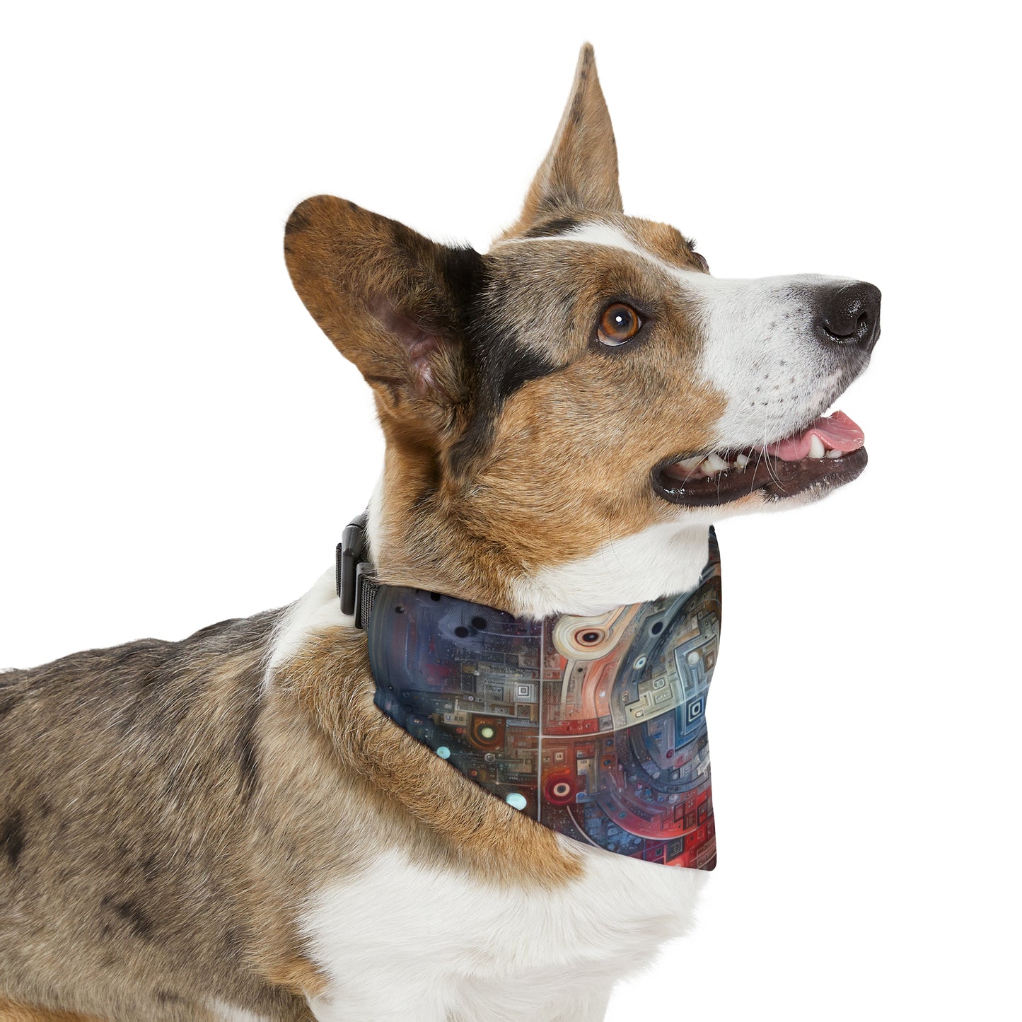 Awareness Algorithm Tachism Pet Bandana Collar