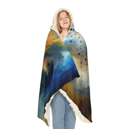 Resonance Abstract Healing Snuggle Blanket