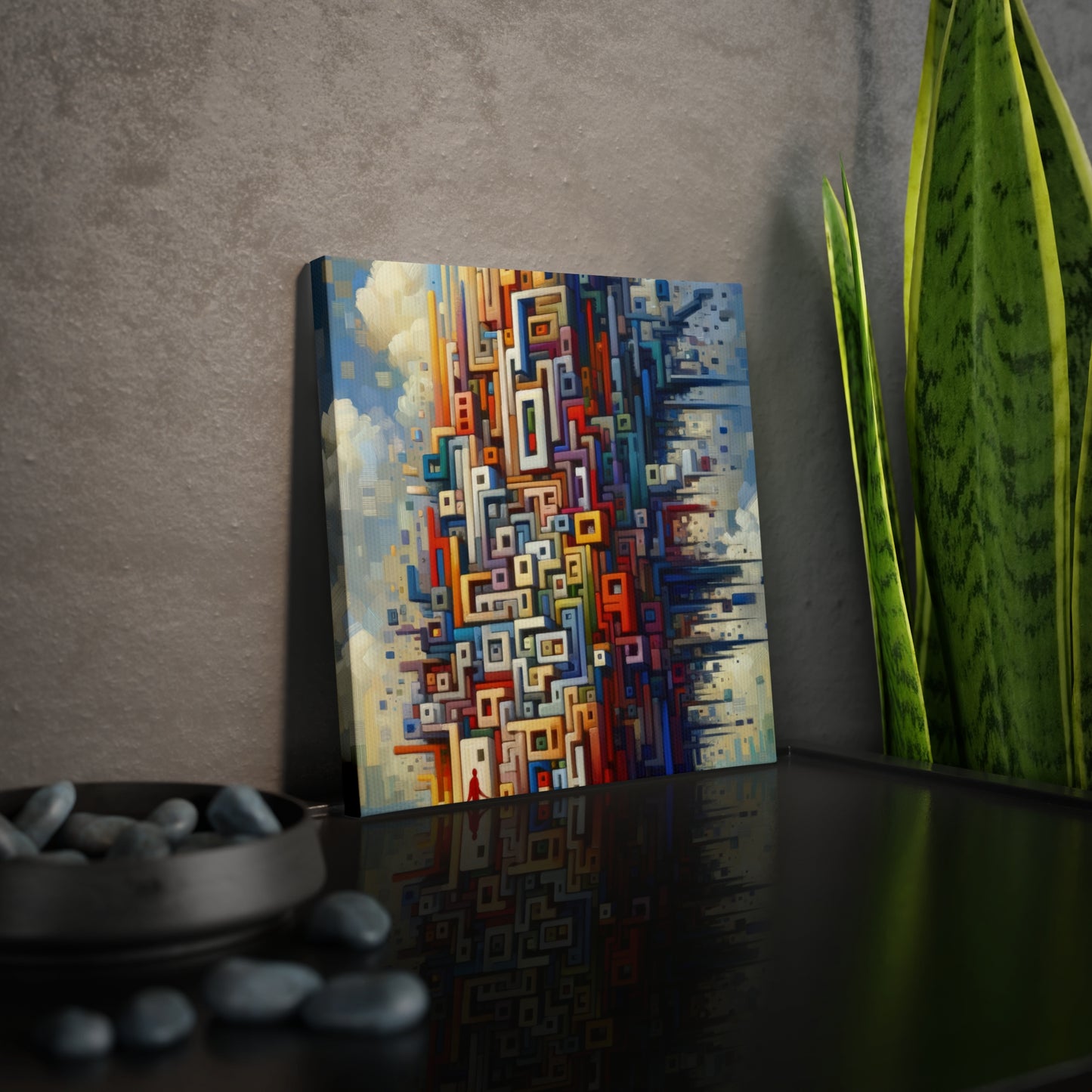 Architectural Endeavor Tapestry Canvas Photo Tile