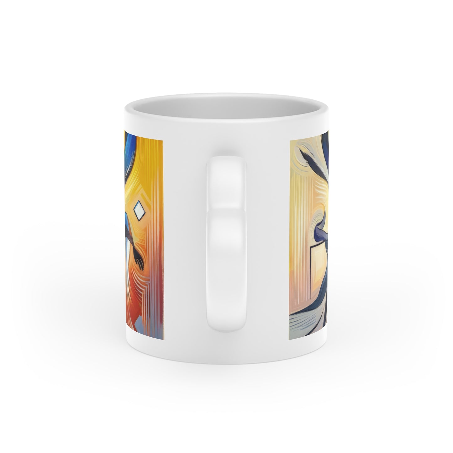 Wisdom Dance Inquiry Heart-Shaped Mug