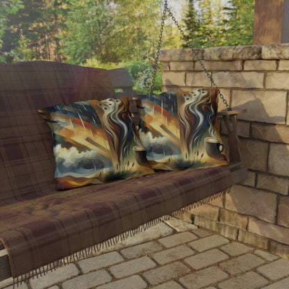 Aromatic Earth Encounter Outdoor Pillows