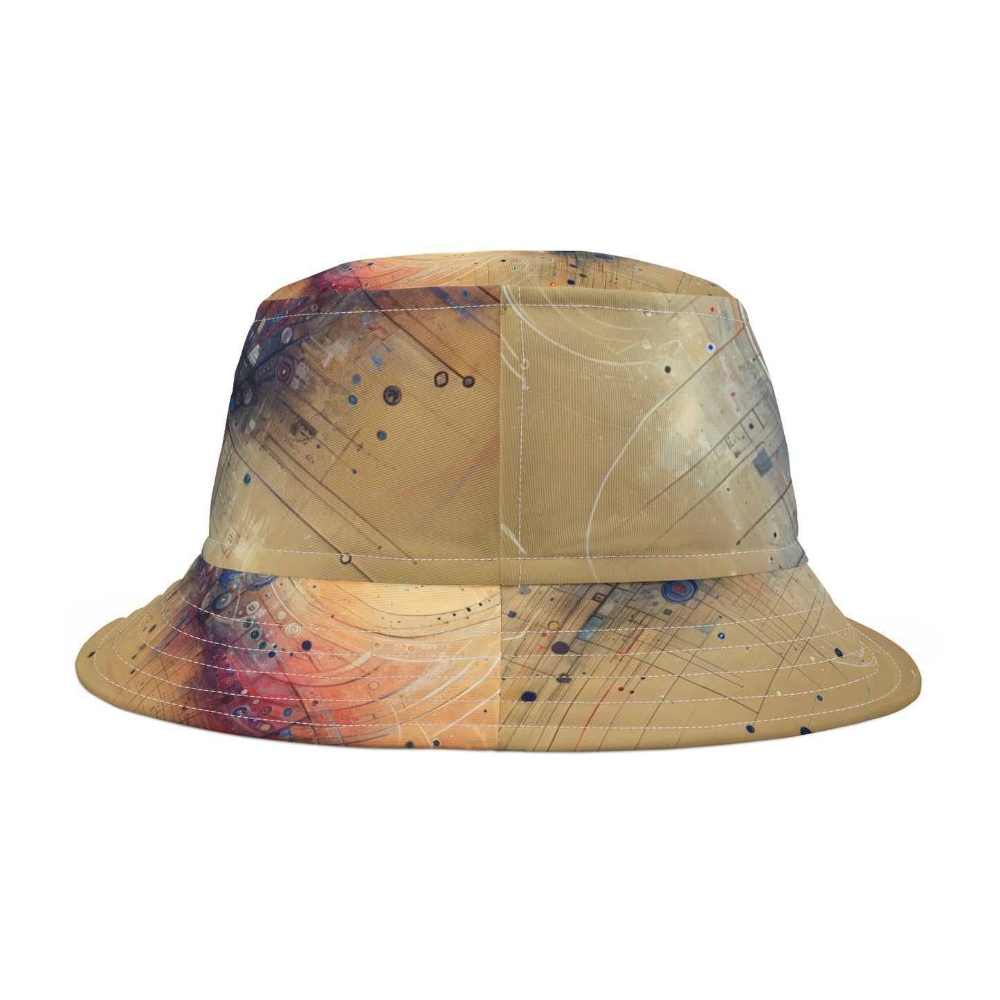 Digital Rhythmic Architecture Bucket Hat (AOP)