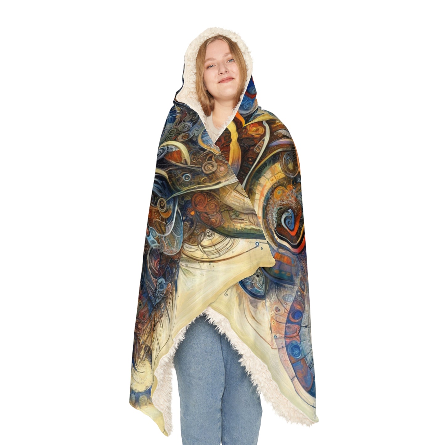 Ethos Web Abstract Snuggle Blanket