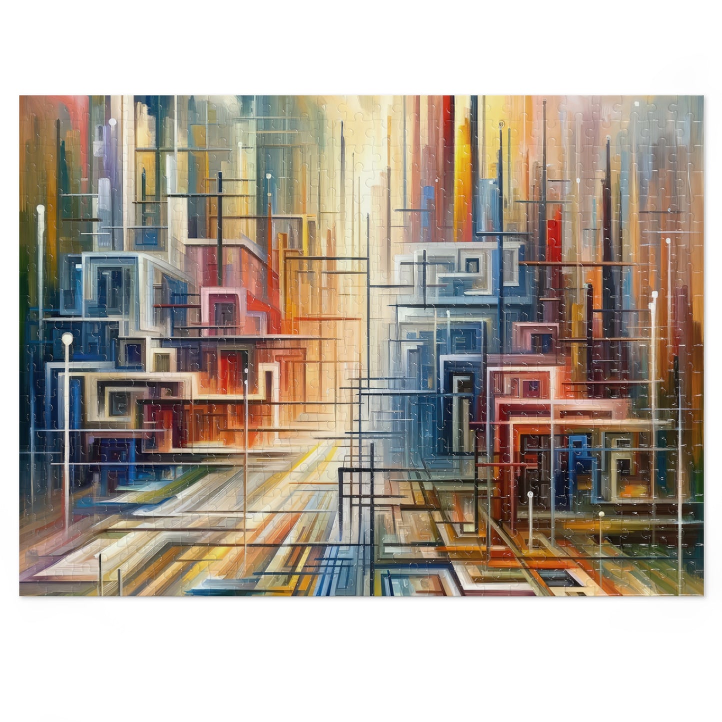 Urban Flow Interconnectedness Jigsaw Puzzle (30, 110, 252, 500,1000-Piece)