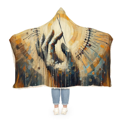 Sovereign Reflective Tachism Snuggle Blanket