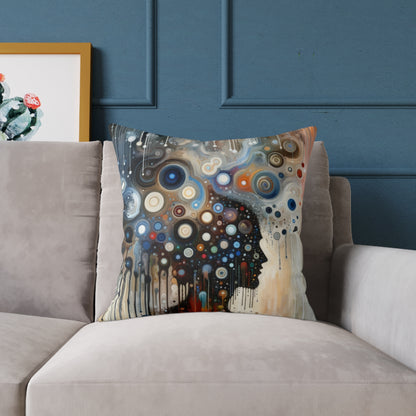 Universal Personal Tachism Spun Polyester Pillow