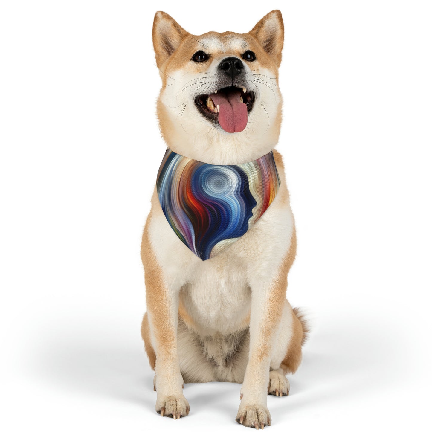 Harmonious Mindset Abstract Pet Bandana Collar