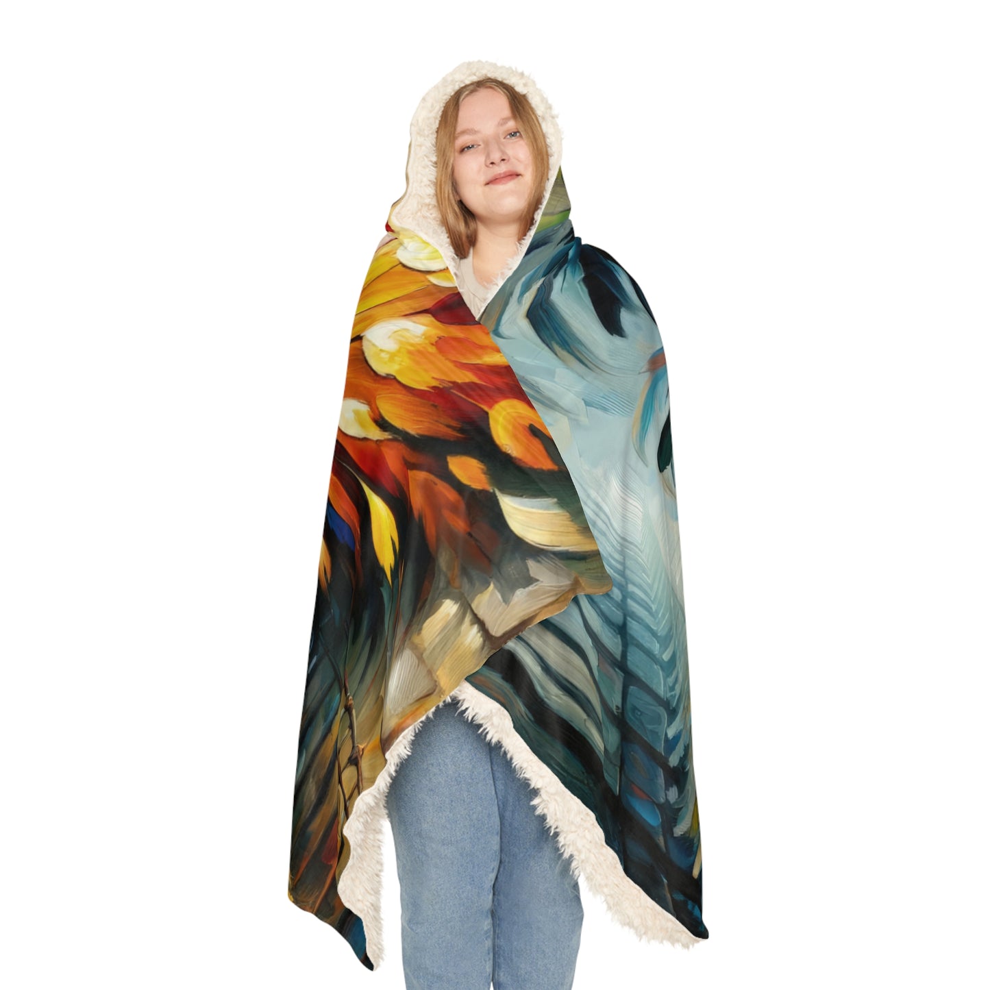 Autumn Whirlwind Escape Snuggle Blanket