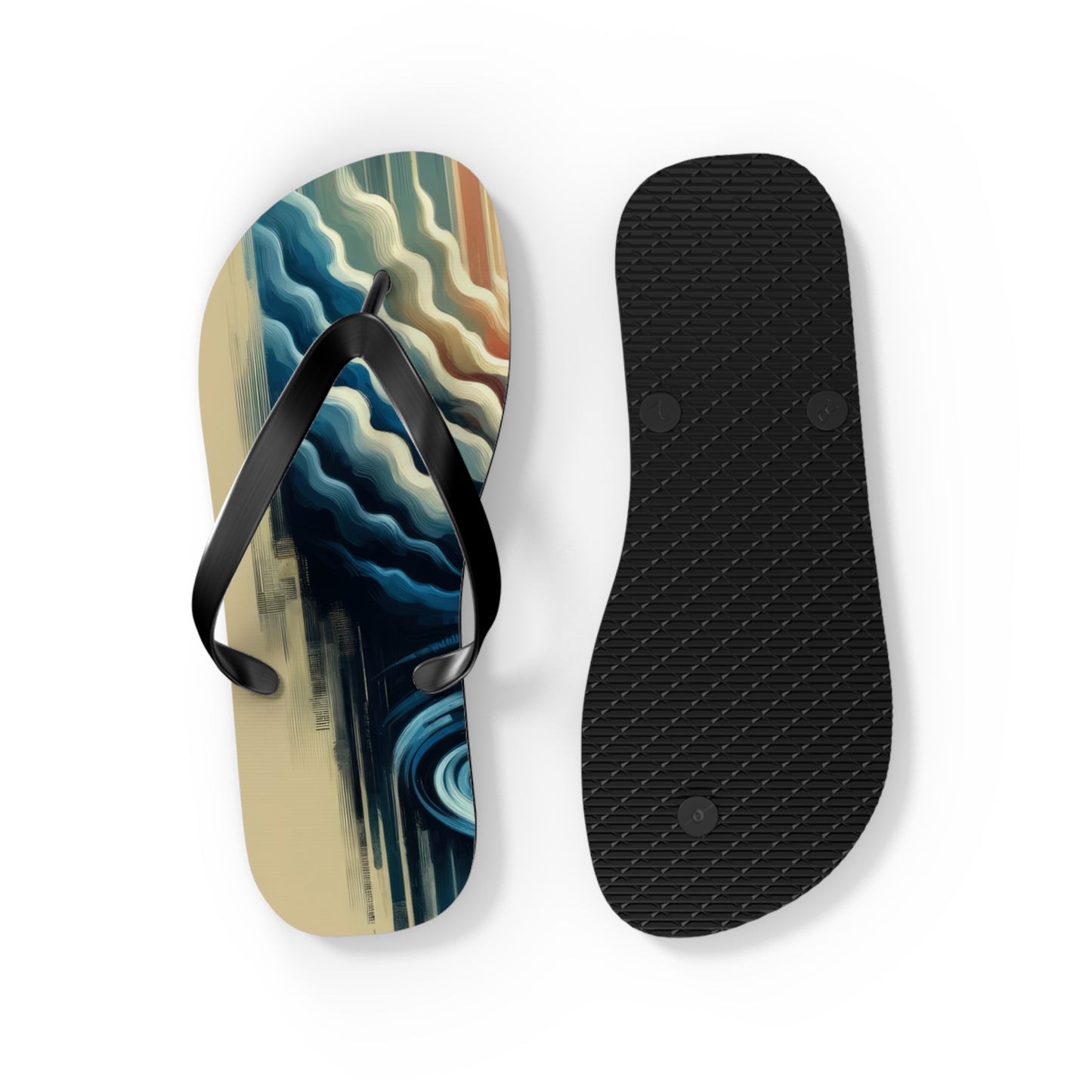 Ripple Effect Abstract Flip Flops