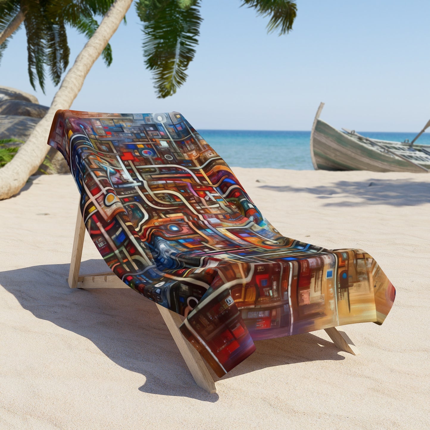 Grandest App Tapestry Beach Towel