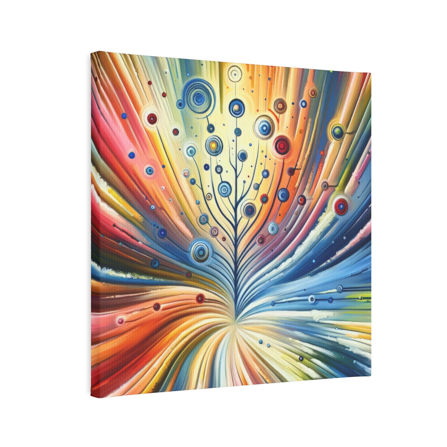 Sustainable Ripple Abstract Canvas Photo Tile