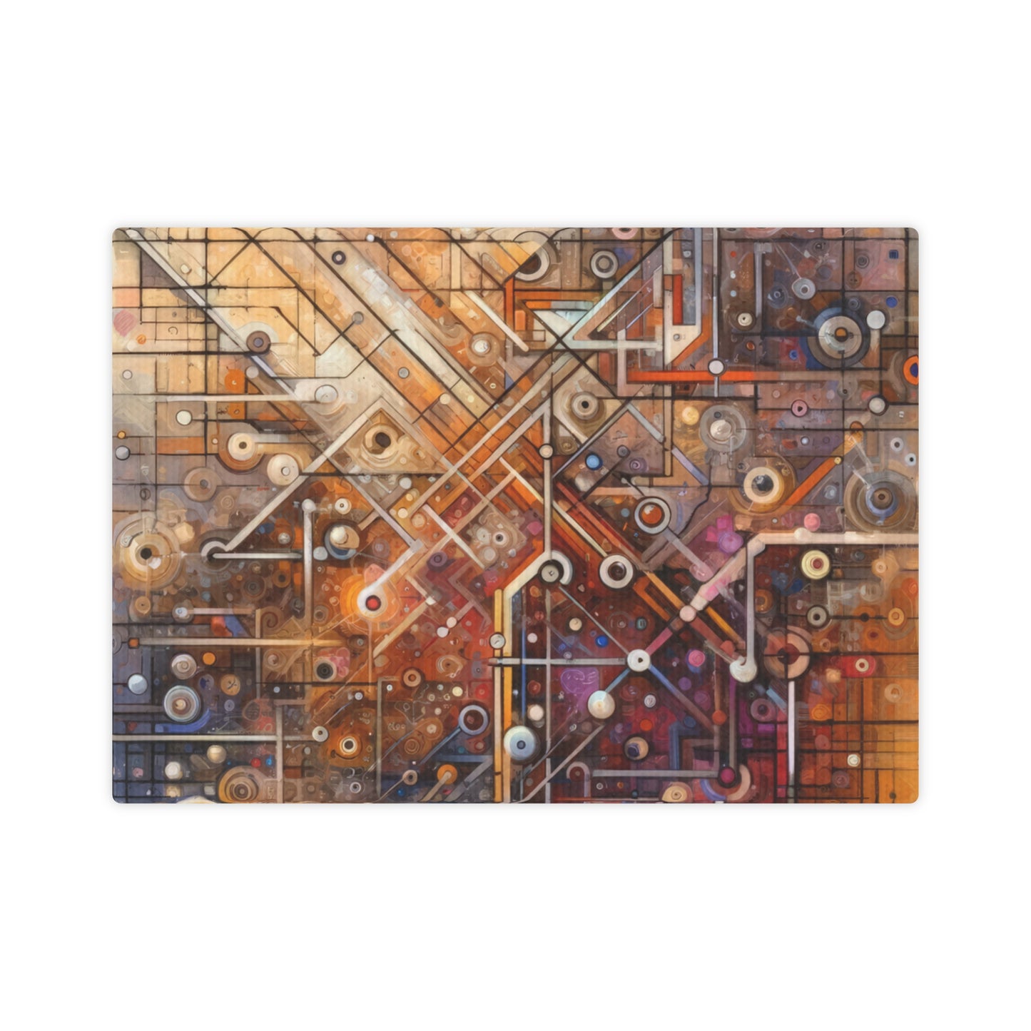 Abstract Structural Complexity Canvas Photo Tile