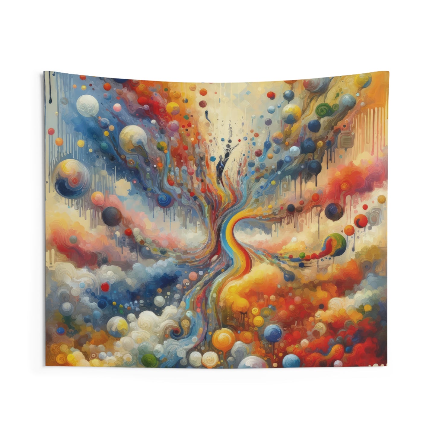 Choices Tachism Canvas Indoor Wall Tapestries