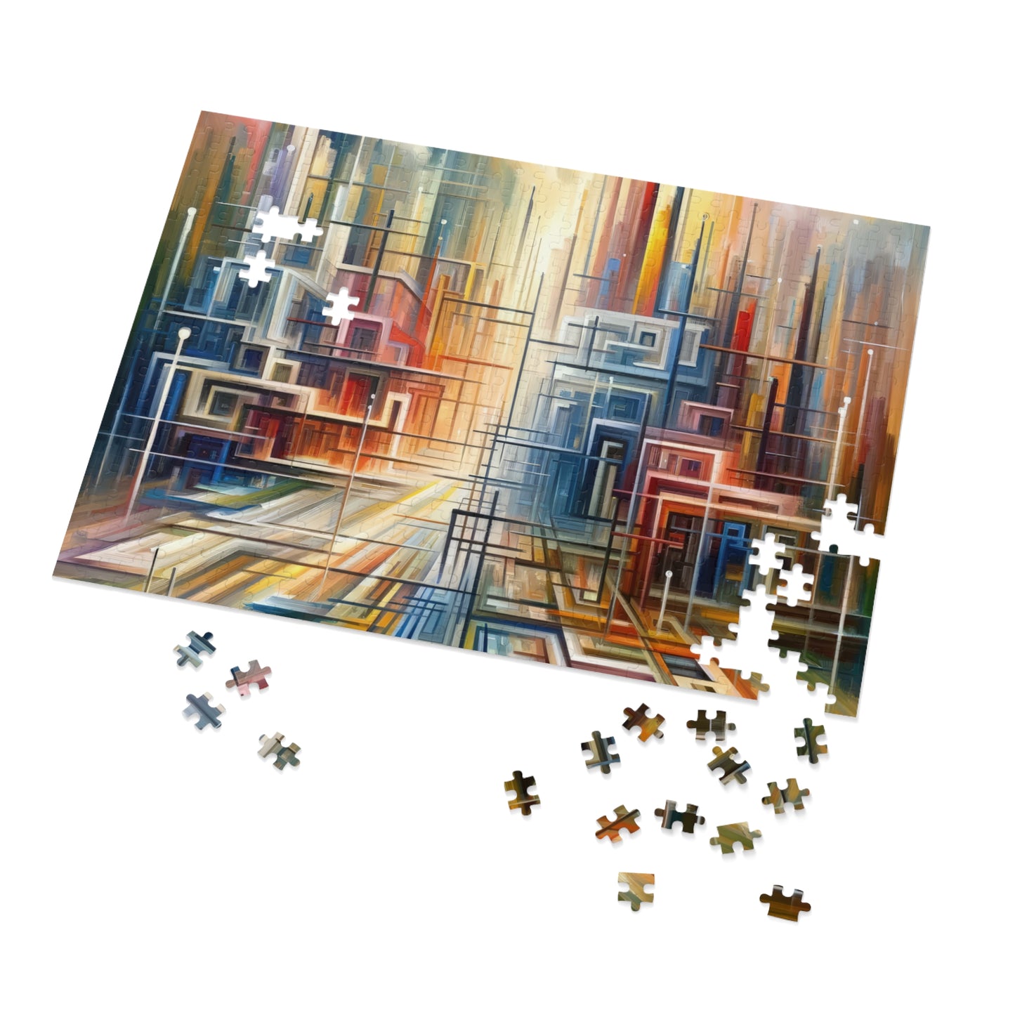 Urban Flow Interconnectedness Jigsaw Puzzle (30, 110, 252, 500,1000-Piece)