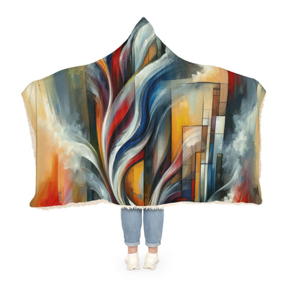 Transcending Abstract Limitations Snuggle Blanket