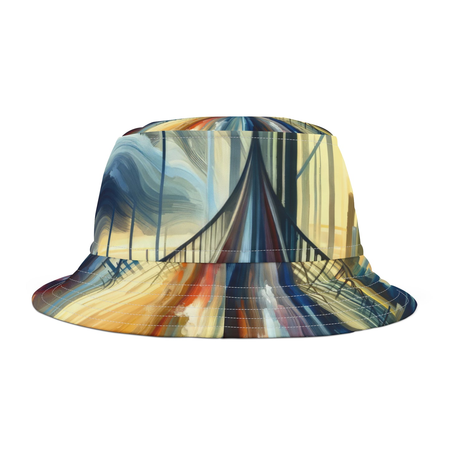 Conscious Bridge Tachism Bucket Hat (AOP)