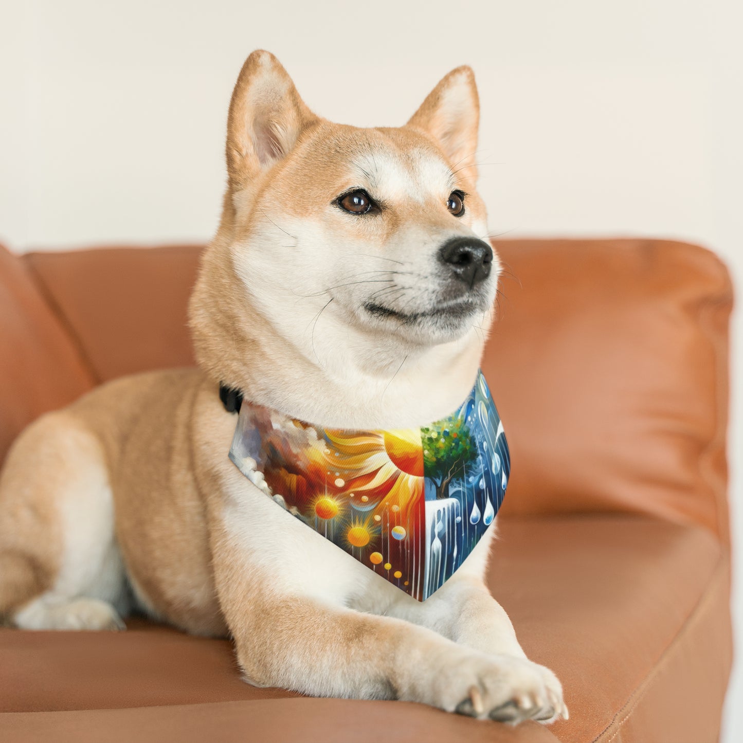 Sunshine Harvest Journey Pet Bandana Collar