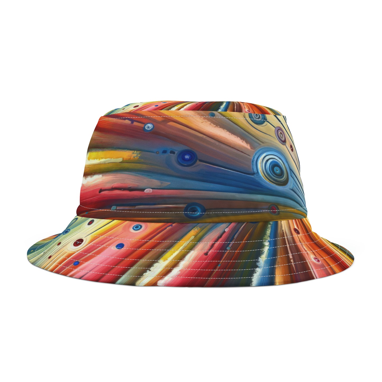 Sustainable Ripple Abstract Bucket Hat (AOP)