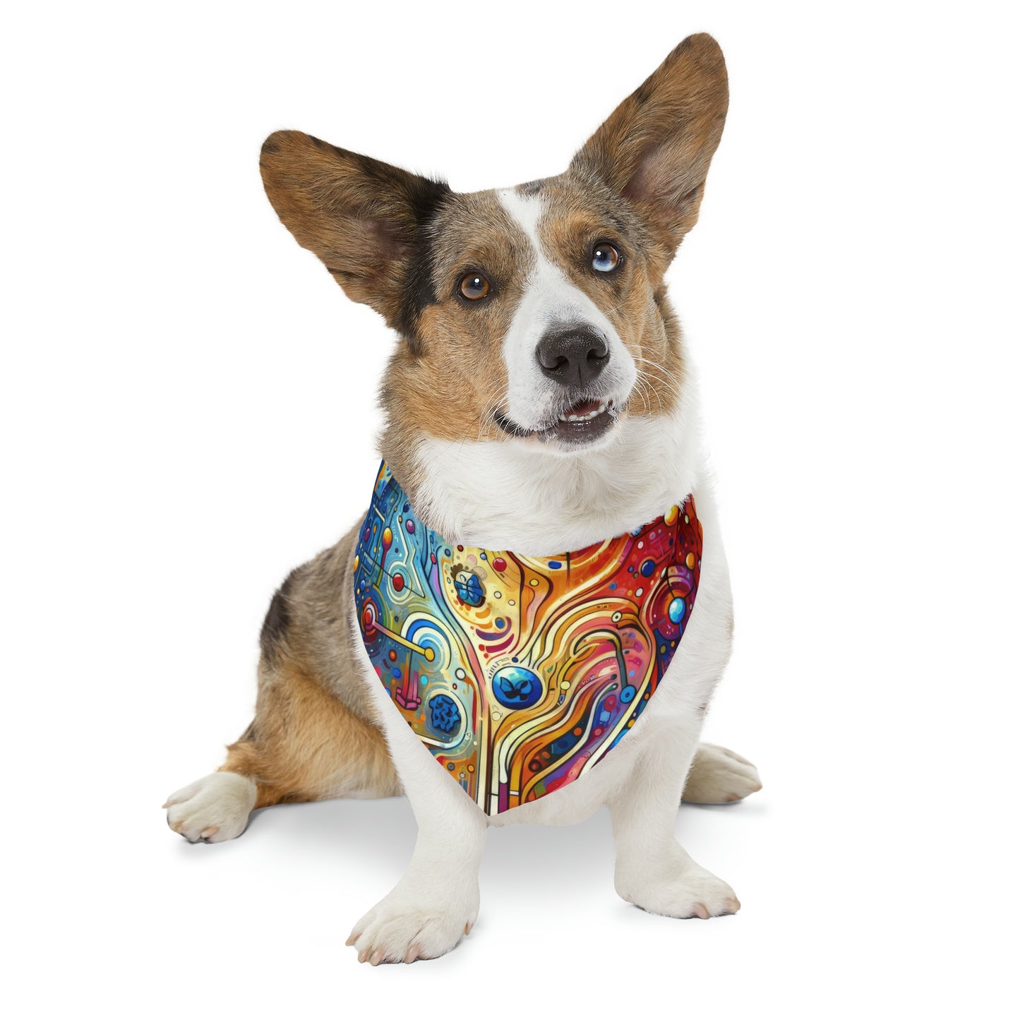 Supportive Divided Empathy Pet Bandana Collar
