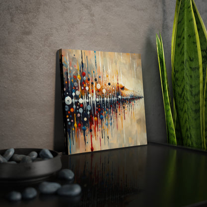 Distant Barking Echoes Canvas Photo Tile