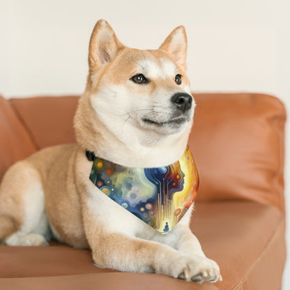 Reflective Oneness Healing Pet Bandana Collar