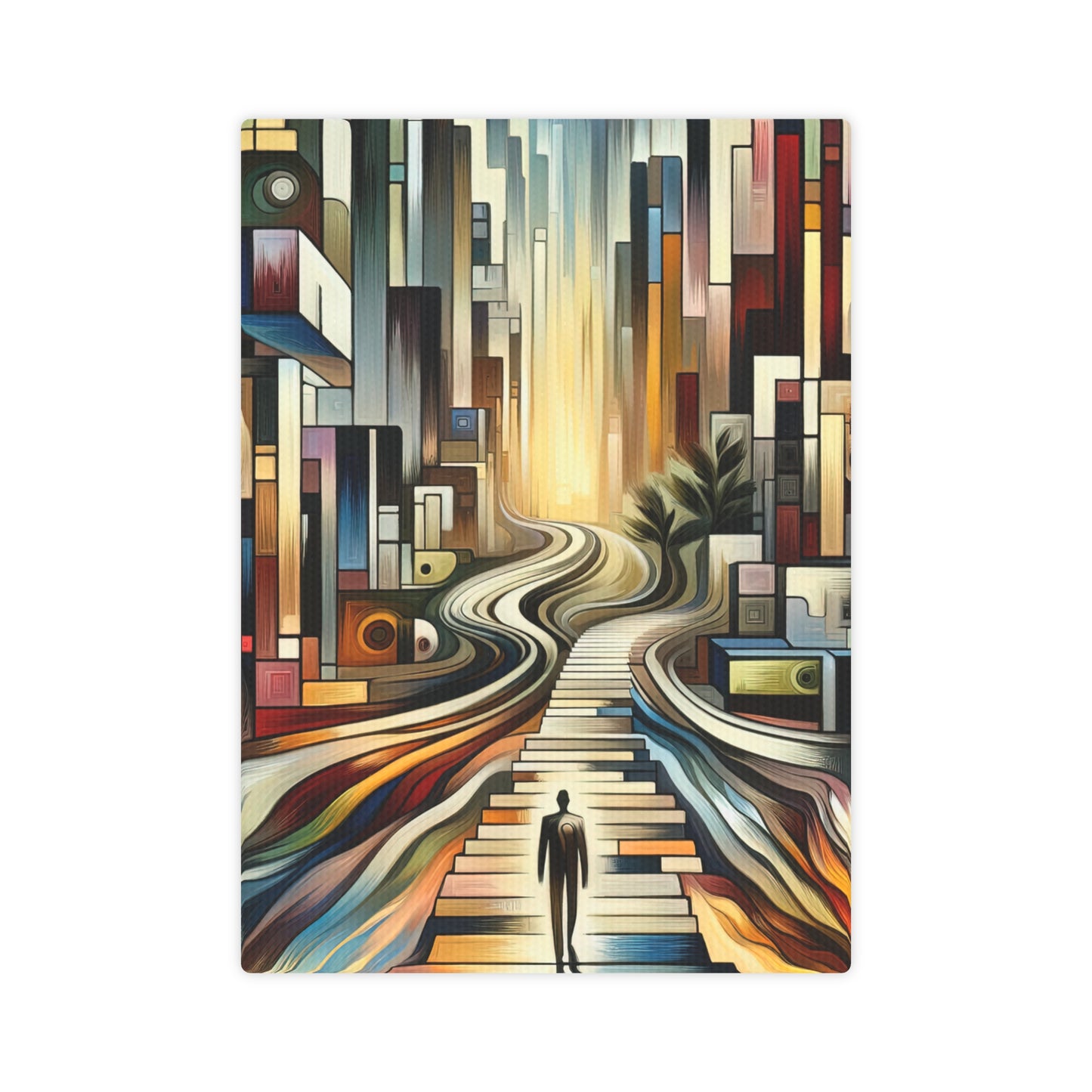 Relatable Journey Abstraction Canvas Photo Tile