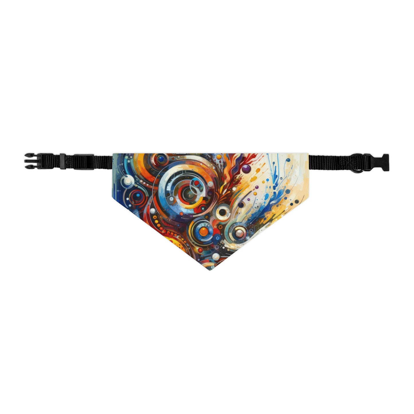 Harmonic Abstract Synergy Pet Bandana Collar