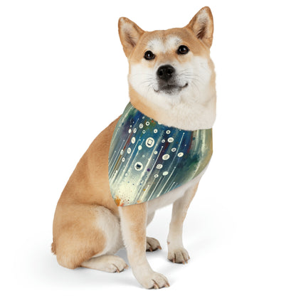 Tachism Digital Escape Pet Bandana Collar