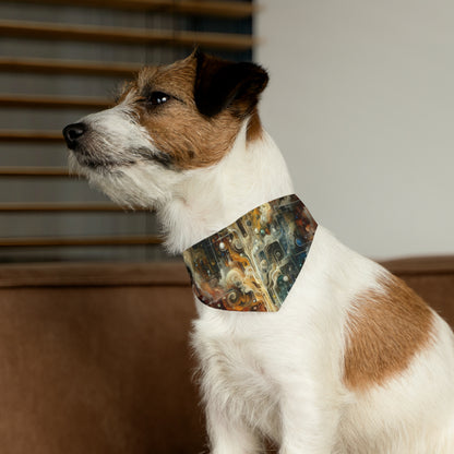 Integral Stewardship Abstract Pet Bandana Collar