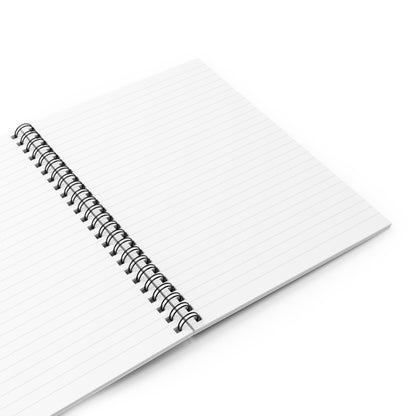 Stillness Transition Abstract Spiral Notebook - Ruled Line