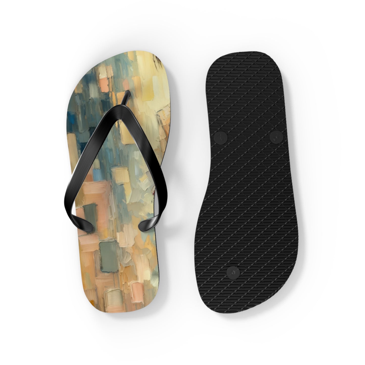 Urban Tachism Encounter Flip Flops