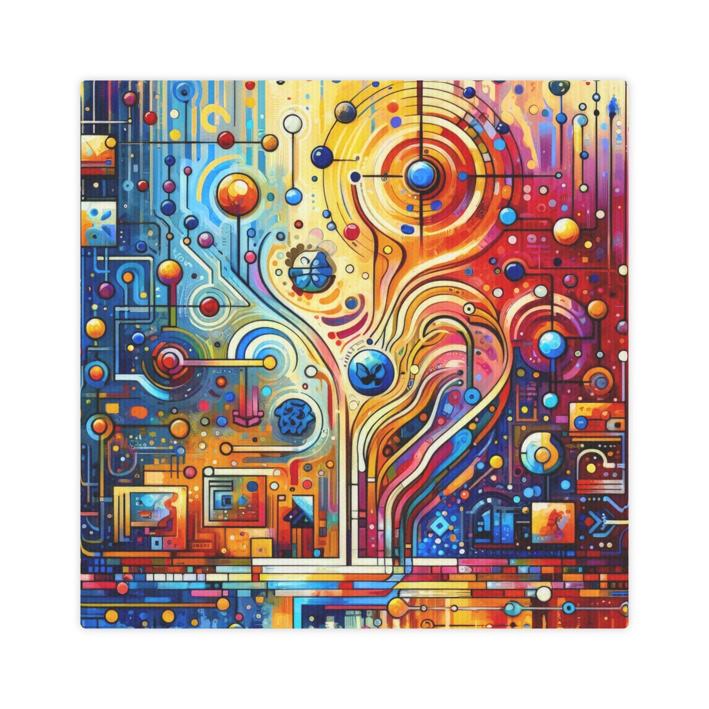 Supportive Divided Empathy Canvas Photo Tile