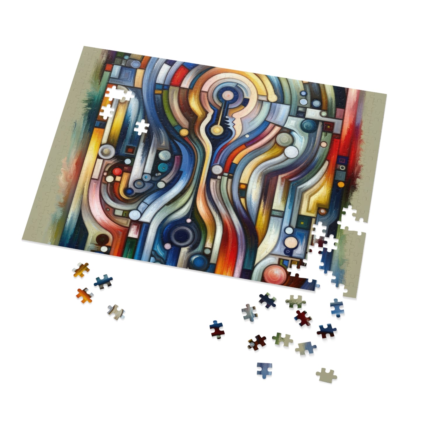 Embracing Faceted Unity Jigsaw Puzzle (30, 110, 252, 500,1000-Piece)