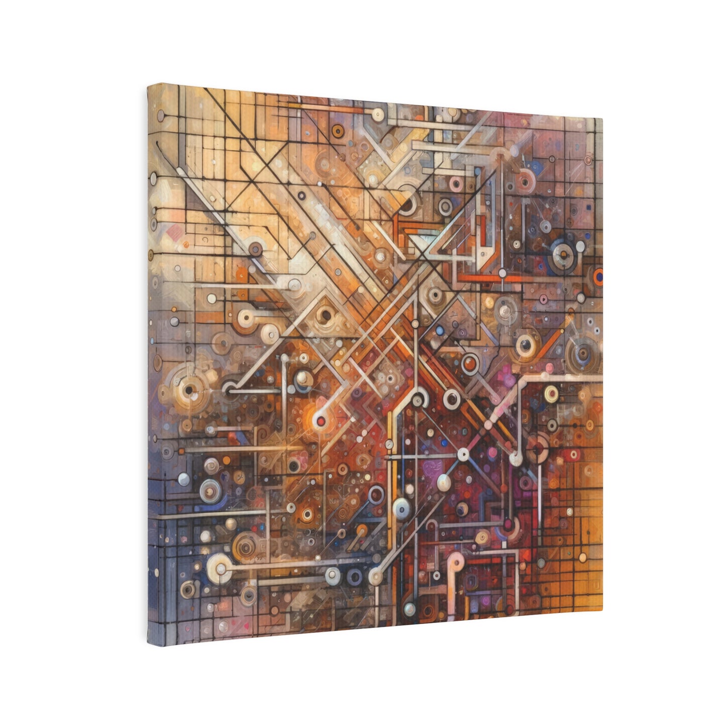 Abstract Structural Complexity Canvas Photo Tile