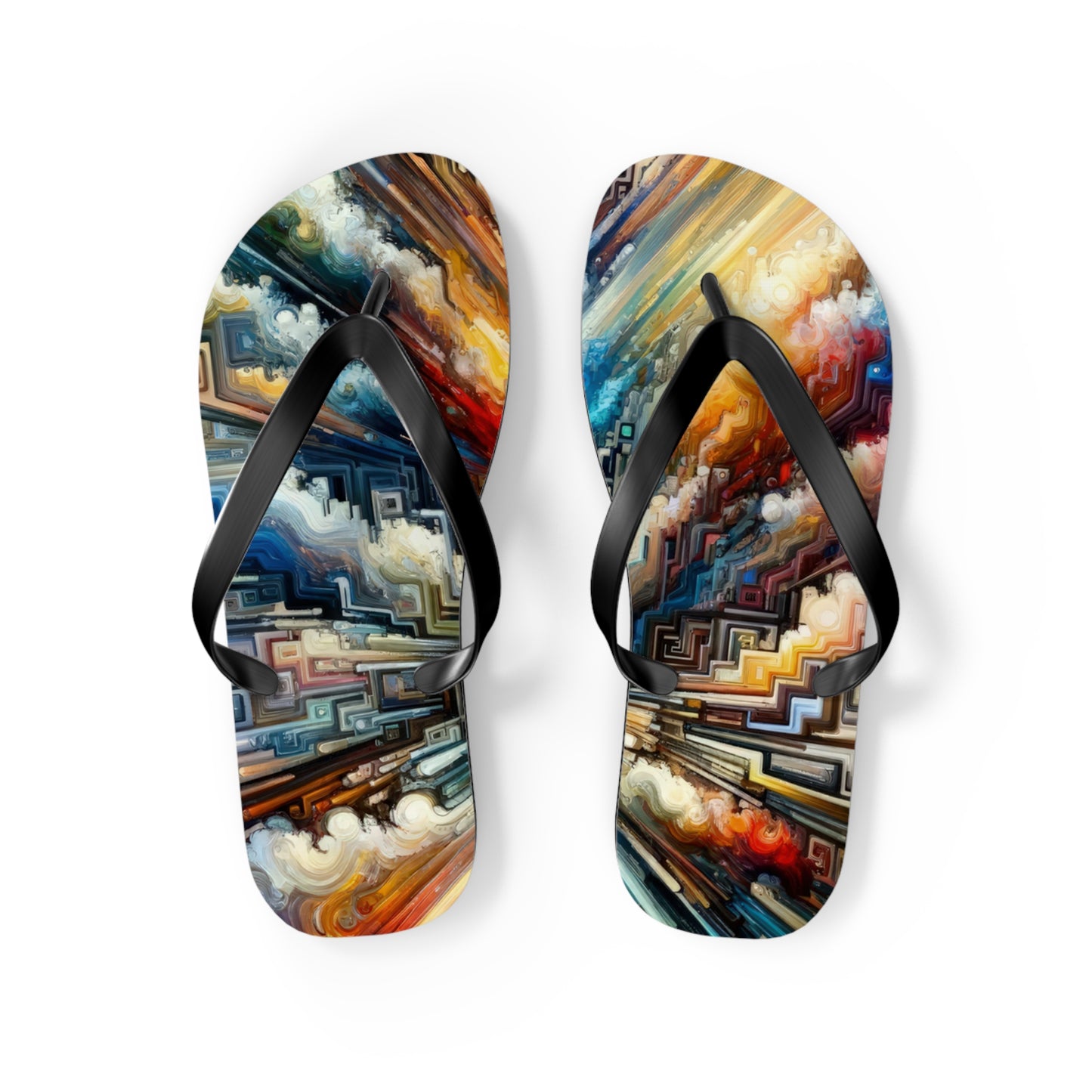 Transformative Tapestry Ascent Flip Flops